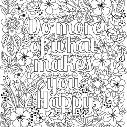 Terrific Happy Coloring Pages Printable