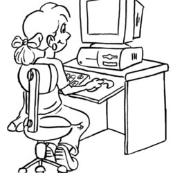 Terrific Computer Coloring Pages