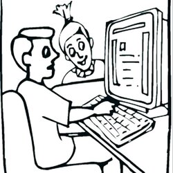 Superior Free Computer Coloring Pages At Printable Keyboard Lab Color Print