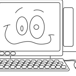 Coloring Page Computer Pages
