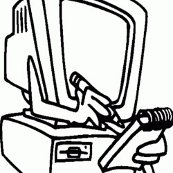 Eminent Computer Coloring Pages