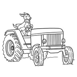 Champion Free Printable Tractor Coloring Pages For Kids
