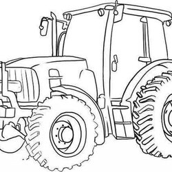 Admirable Get This Free Tractor Coloring Pages Print