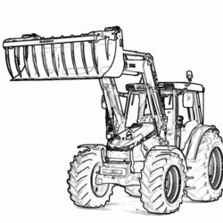 Free Printable Tractor Coloring Pages For Kids Page