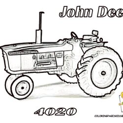 Out Of This World Inspiration Photo Tractor Coloring Page Pages Printable Deere John Lloyd Farm Tractors Kids