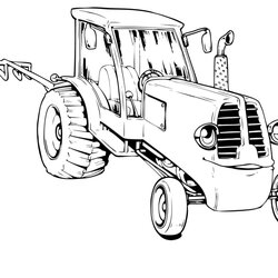 Great Free Printable Tractor Coloring Pages For Kids Trailer John Print Deere Old Farm Drawing Antique Color
