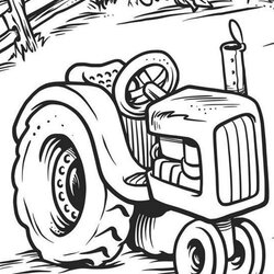 Eminent Free Easy To Print Tractor Coloring Pages Adults Pulling Tractors Trucks