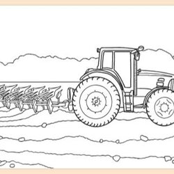 Tractor Colouring Page Sheets Teacher Made Coloring Pages