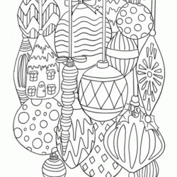Sterling Christmas Ornament Coloring Sheets For Adults Pages Printable Adult Print Kids Cute Color Decor Look