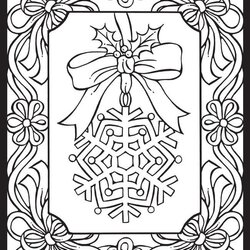 Wizard Free Printable Christmas Coloring Pages For Adults Snowflake Dover Mandalas