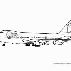 Coloring Pages For Kids Airplane Printable Plane Boeing Airbus Airplanes Print Sheets Colour Drawings Big