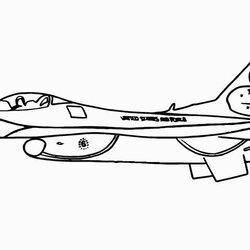 Fighter Jet Airplane Coloring Pages Colouring