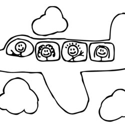 Free Printable Airplane Coloring Pages For Kids Of