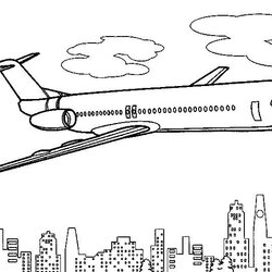 Exceptional Airplane Coloring Pages To Print For Free Boeing Concorde