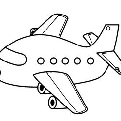 Matchless Free Airplane Coloring Pages For Kids Page