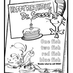 Peerless Get This Printable Dr Seuss Coloring Pages Online Birthday Happy Sheets Color Sheet Book Print