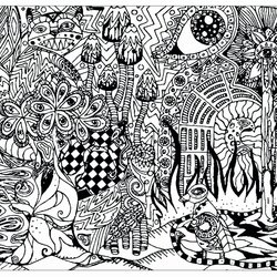 Pin On Example Adults Coloring Pages Psychedelic
