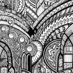 Legit Coloring Pages Free Image For Adult Psychedelic Adults Colouring Patterns Books Drawing Romanesque
