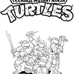 Swell Teenage Mutant Ninja Turtles Coloring Pages Leonardo Home Popular
