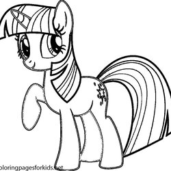The Highest Quality My Little Pony Coloring Pages Twilight Sparkle At Princess Drawing Outline Template Cutie