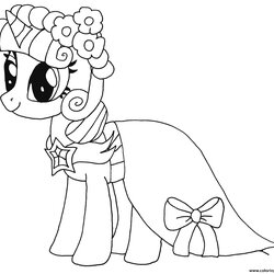 Worthy Princess Twilight Sparkle My Little Pony Coloring Page Printable Pages Print Girls Color Book