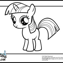 Sterling My Little Pony Twilight Sparkle Coloring Pages Minister Young