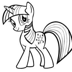 My Little Colouring Sheets Twilight Sparkle Pony Friendship Is Magic