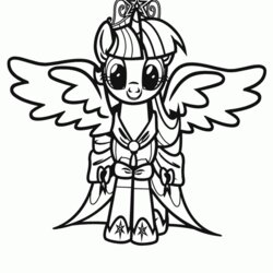 Cool My Little Pony Coloring Pages Twilight Sparkle Home