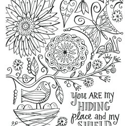 Outstanding Free Christian Coloring Pages At Download Bible Adult Adults Verse God Scripture Printable Sheets