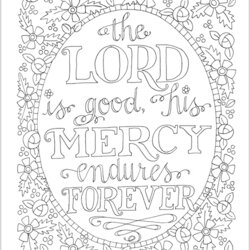 Swell Christian Adult Coloring Pages At Free Download Bible Printable Adults Scripture Good Lord Roundup