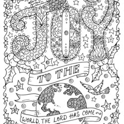Superb Christian Adult Coloring Pages At Free Printable Christmas Book Color Joy Church Adults Digital Kids