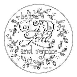 Fantastic Free Christian Coloring Pages For Adults Roundup Lord Glad Printable Karla Verse Scriptures Psalms