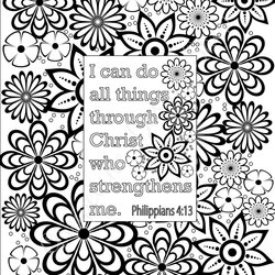 Fine Christian Adult Coloring Pages At Free Download Bible Verse Adults Verses Kids Printable Sheets Flower