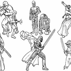 Admirable Free Printable Star Wars Coloring Pages Amp Blogger Design Characters Kids