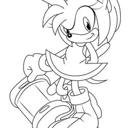 Legit Amy Rose Coloring Pages Printable Color Recommended