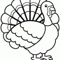 Very Good Free Printable Turkey Coloring Pages