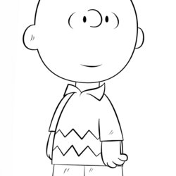 Excellent Its The Great Pumpkin Charlie Brown Coloring Pages Home Peanuts Printable Snoopy Drawing Characters