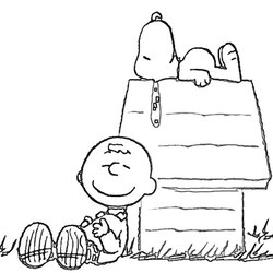 Charlie Brown Coloring Pages To Download And Print For Free Snoopy Printable Peanuts Kids House Christmas