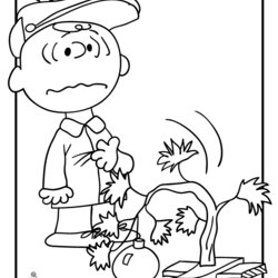 Sublime Charlie Brown Coloring Pages To Download And Print For Free Christmas Tree Printable Snoopy Sheets