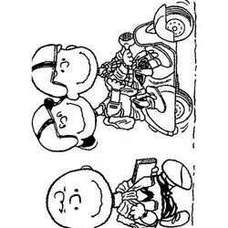 Great Charlie Brown Coloring Pages