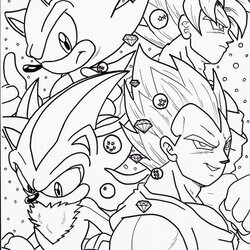 Dark Sonic Coloring Pages Home Para Popular Library