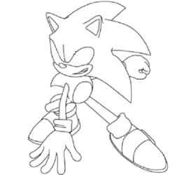 Peerless Dark Sonic Coloring Pages Super Color Contest Printable Print Scratch Visit Shadow Immediately