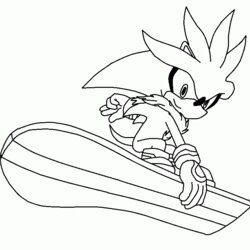 Superb Dark Sonic Coloring Pages Home Silver Hedgehog Shadow Running Cartoon Drawing Amy Printable Color