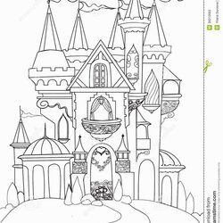 Swell Coloring Book Castle Page Books Disney Tale Colouring Castles