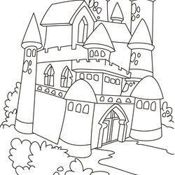 Worthy Free Printable Castle Coloring Pages For Kids Princess And