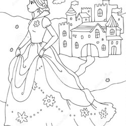 Perfect Coloring Pages Of Princess Castles Through The Thousand Images On Castle Colouring Choose Board