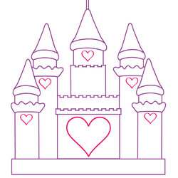 Castle Cutout Colouring Pages Coloring Disney Printable Princess Kids Decoration Coolest Google Du Para