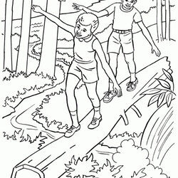 Nature Coloring Pages For Adults To Print Download
