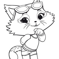 Smashing Printable Coloring Pages Cats Com