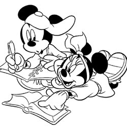 Matchless Learning Through Mickey Mouse Coloring Pages Stumble